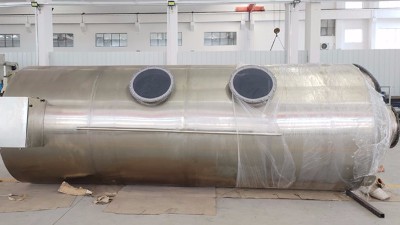 91香蕉视频工業廢氣淨化塔告（gào）別冶金廠酸霧白煙，劉老板喜上眉梢