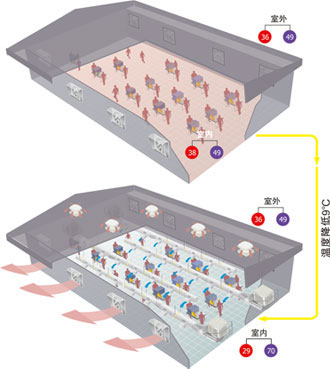 注塑（sù）橡膠行業通風降溫