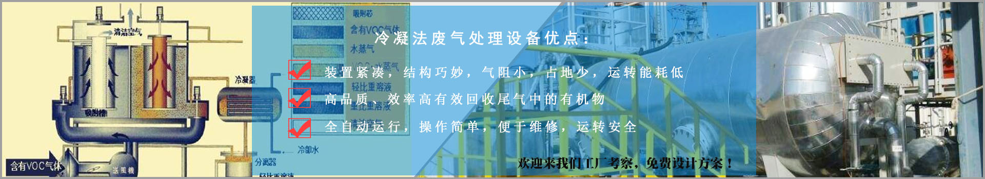 冷凝法廢氣處理設備（bèi）
