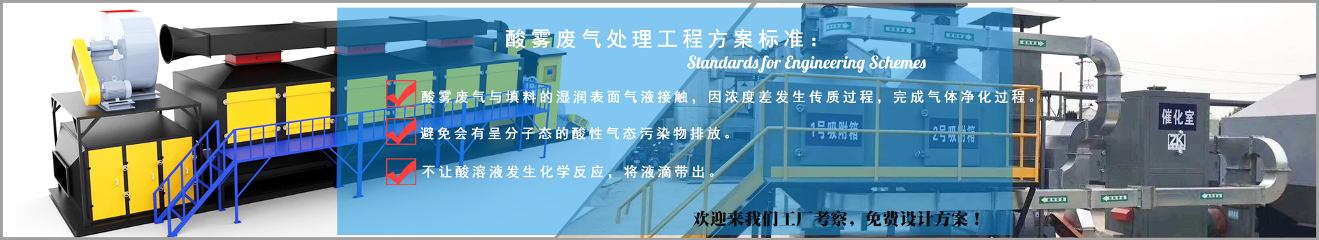 酸霧廢氣處理（lǐ）解決方案