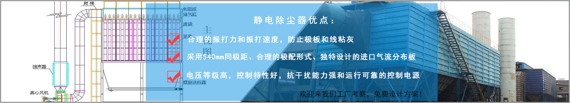 靜（jìng）電（diàn）除塵器